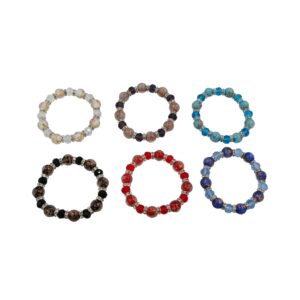 BRACCIALE PERLE SOMMERSO DIAMETRO 12 MONOCOLORE