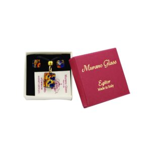 PARURE COLORI CON SC.CON CIONDOLO 1.5X2 FOGLIA ORO o ARGENTO