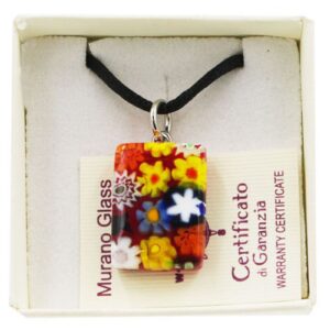 COLLANA CON SCATOLA CON CIONDOLO MURRINA 2X2.5