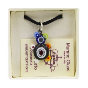 COLLANA CON SCATOLA CON CIONDOLO ORSO MURRINA