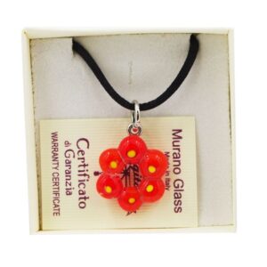 COLLANA CON SCATOLA CON CIONDOLO RONDELLA MURRINA