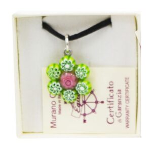 COLLANA CON SCATOLA CON CIONDOLO FIORE MURRINA