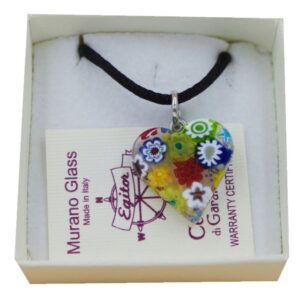 COLLANA CON SCATOLA CON CIONDOLO CUORE MURRINA