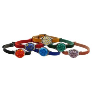 BRACCIALE CUOIO DIAM. 18 MURRINA MONOCOLORE