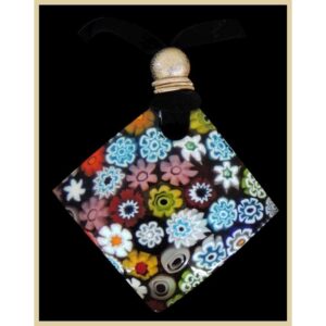 COLLANA CON SCATOLA  CON CIONDOLO 4X4 MURRINA