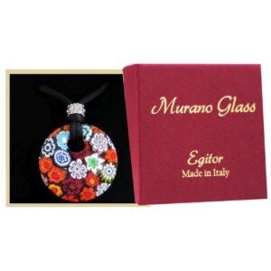 COLLANA CON SCATOLA CON CIONDOLO  DIAM 3 MURRINA