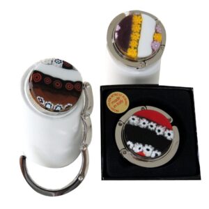 PORTA BORSE DIAM.3 VETRO+MURRINA