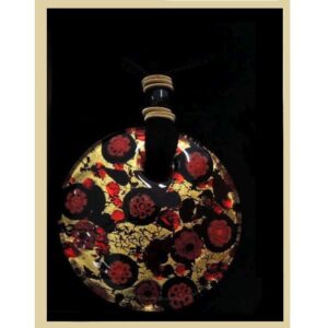 COLLANA CON CIONDOLO DIAM.5 FOGLIA ORA CON SCATOLA