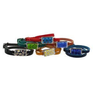 BRACCIALE CUOIO DOPPIO RETTANGOLO MURRINA