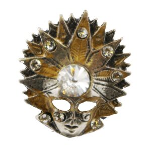SPILLA MASCHERA ORO-STRASS