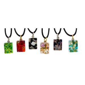 COLLANA CON CIONDOLO 1.5X2 FOGLIA ORO o ARGENTO