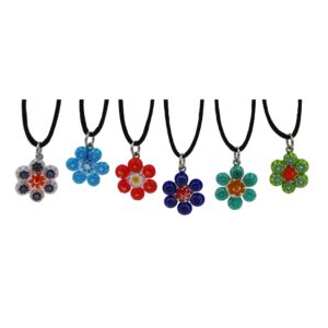 COLLANA CON FIORE MURRINA