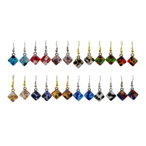 ORECCHINI 1X1 CON MONACHELLA FOGLIA ORO o ARGENTO