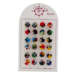 ORECCHINI DIAM 10  MURRINA  MULTICOLOR