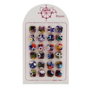 ORECCHINI 1X1 MURRINA  MULTICOLOR