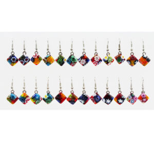 ORECCHINI 1X1 CON MONACHELLA MURRINA  MULTICOLOR