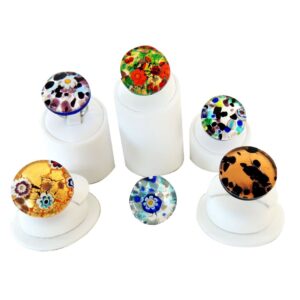 ANELLO DIAM.28 FOGLIA ORO o ARGENTO