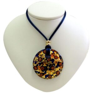 COLLANA CON CIONDOLO DIAM.5 FOGLIA ORA