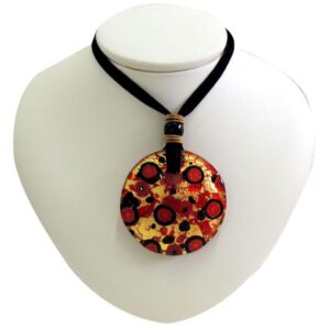 COLLANA CON CIONDOLO DIAM.5 FOGLIA ORA