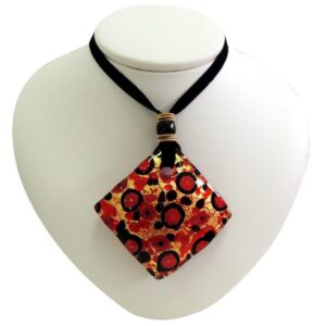 COLLANA CON CIONDOLO 5X5 FOGLIA ORA