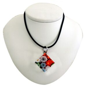 COLLANA CON CIONDOLO 2X2 TUTTO MURRINA   MULTICOLOR