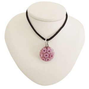 COLLANA CON CIONDOLO MURRINAMONOCOLORE DIAM.18