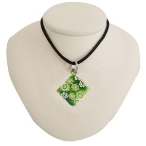 COLLANA CON CIONDOLO MURRINAMONOCOLORE 2X2