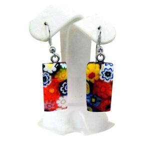 ORECCHINI MONACHELLA 1.2X2.2 MURRINA MULTICOLOR