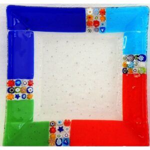 PIATTO PIRAMIDE 22X22 LINEA SAN MARCO