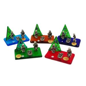 PRESEPE CON ALBERO 4,5x7,5cm