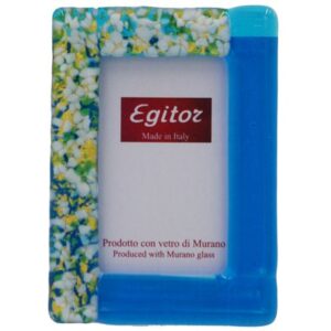 PORTA FOTO Misura Esterna cm 9X12 FOGLIA ORA / VETRO