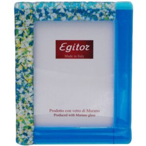 PORTA FOTO Misura Esterna cm 15X18 FOGLIA ORA / VETRO