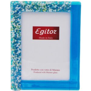 PORTA FOTO Misura Esterna cm 20X24 FOGLIA ORA / VETRO