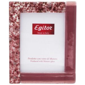 PORTA FOTO Misura Esterna cm 12X15 FOGLIA ARGENTO / VETRO