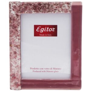 PORTA FOTO Misura Esterna cm 15X18 FOGLIA ARGENTO / VETRO