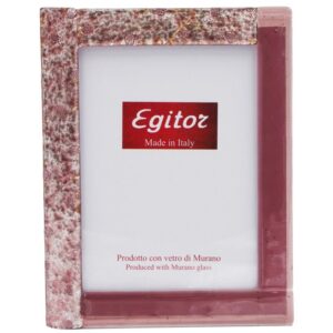 PORTA FOTO Misura Esterna cm 20X24 FOGLIA ARGENTO / VETRO