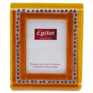 PORTA FOTO Misura Esterna cm 12X15 AMBRA+MURRINA  MONOCOLORE