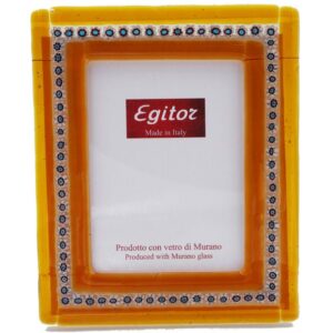 PORTA FOTO Misura Esterna cm 15X18 AMBRA+MURRINA  MONOCOLORE