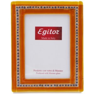 PORTA FOTO Misura Esterna cm 20X24 AMBRA+MURRINA  MONOCOLORE