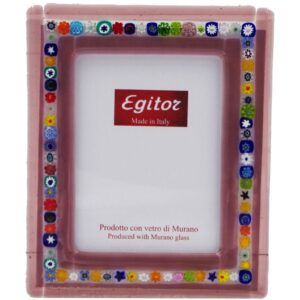 PORTA FOTO Misura Esterna cm 20X24 AMETISTA+MURRINA  MULTICOLOR