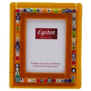 PORTA FOTO Misura Esterna cm 12X15 AMBRA+MURRINA  MULTICOLOR