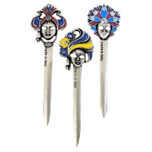 TAGLIACARTE CON MASCHERA SMALTATA