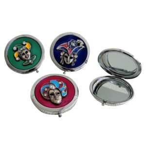 SPECCHIETTO CON MASCHERA CON SMALTO