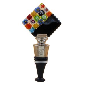 TAPPO 3.8X3.8 META' NERO+MURRINA