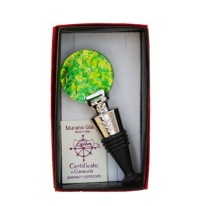 TAPPO +SCATOLA DIAM.38 FOGLIA ORO o ARGENTO