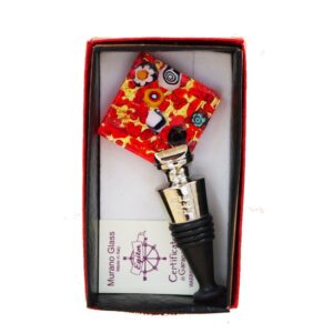 TAPPO +SCATOLA 3.8X3.8 FOGLIA ORO o ARGENTO