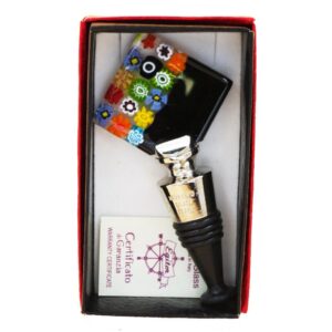 TAPPO+SCATOLA 3.8X3.8 META' NERO+MURRINA