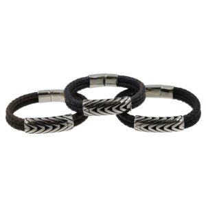 BRACCIALE CUOIO UOMO