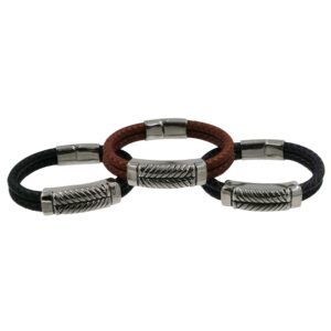 BRACCIALE CUOIO UOMO