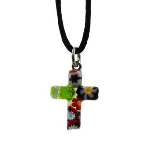 COLLANA CROCE STRETTA MURRINA